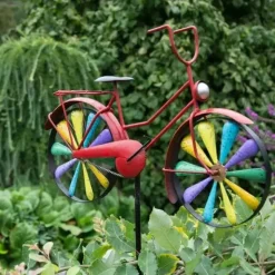 Puutarhakoriste värikäs polkupyörä 130 cm