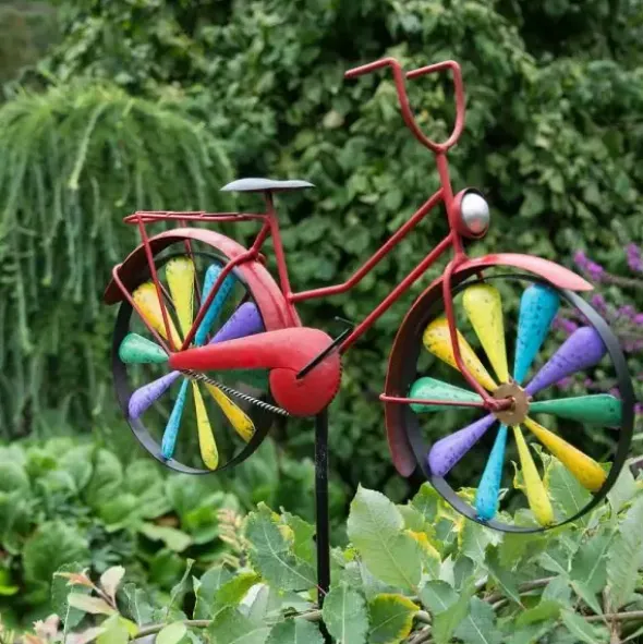 Puutarhakoriste värikäs polkupyörä 130 cm