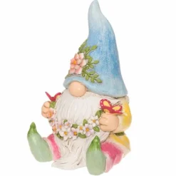 Puutarhatonttu ja perhoset 24,5 cm