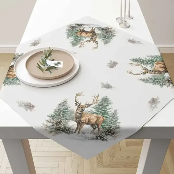 Pöytäliina Lumoava talvihetki 90×90 cm
