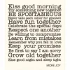 Rules of love tiskirätti
