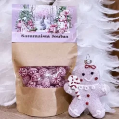 Satumaista joulua vadelmakaramellit 200g