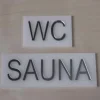 Sauna-kyltti suorakaide – useita värejä