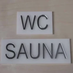 Sauna-kyltti suorakaide – useita värejä