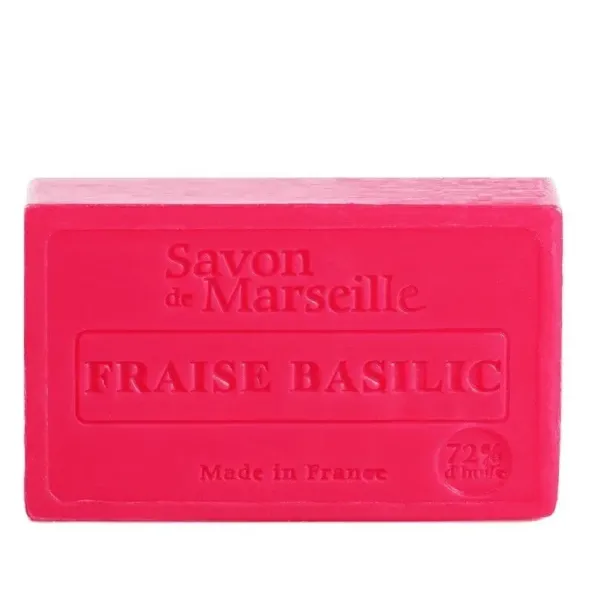 Savon de Marseille palasaippua Mansikka-basilika 100g