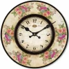 Seinäkello 29 cm Vintage Flowers