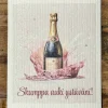 Skumppa auki ystäväni! tiskirätti