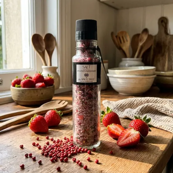 Suolamylly Strawberry & Pinkpepper