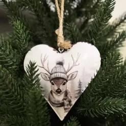 Sydänkoriste Kauris talviasussa 10 cm