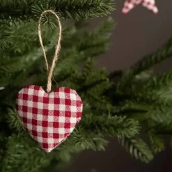Sydänkoriste ruudullinen 5 cm
