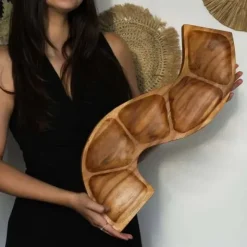 Tapaslautanen Teak 55 cm