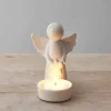 Tuikkulyhty Enkeli valkoinen 11 cm