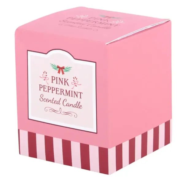 Tuoksukynttilä lasiastiassa Pink Peppermint