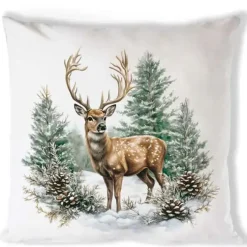 Tyynynpäällinen Lumoava talvihetki 40×40 cm