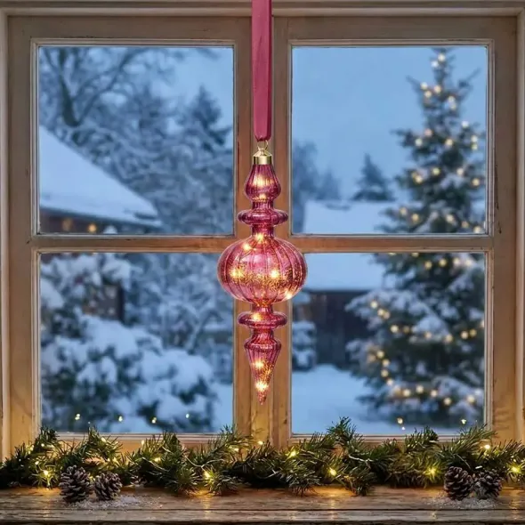 Valokoriste Royal 27 cm pinkki