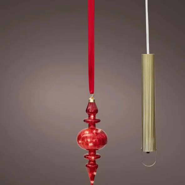 Valokoriste Royal 27 cm punainen