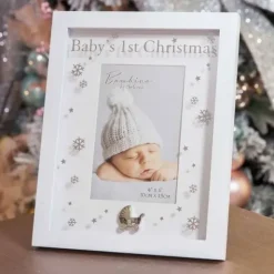 Valokuvakehys Baby’s 1st Christmas