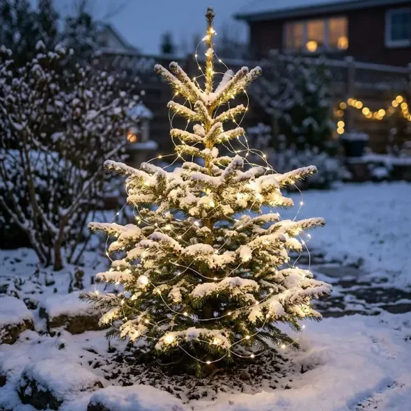 Valosarja 160 led-lamppua sisä- ja ulkokäyttöön