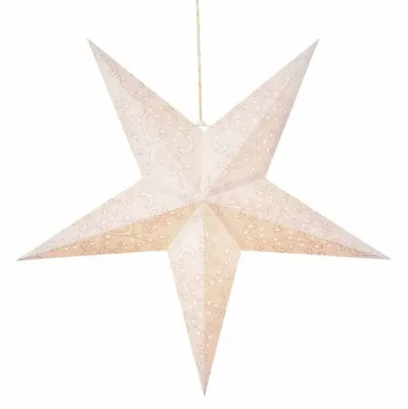 Valotähti valkoinen 60 cm
