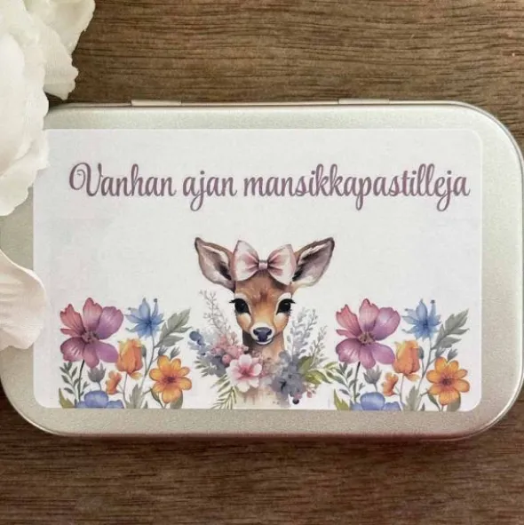 Vanhan ajan mansikkapastilleja Bambi
