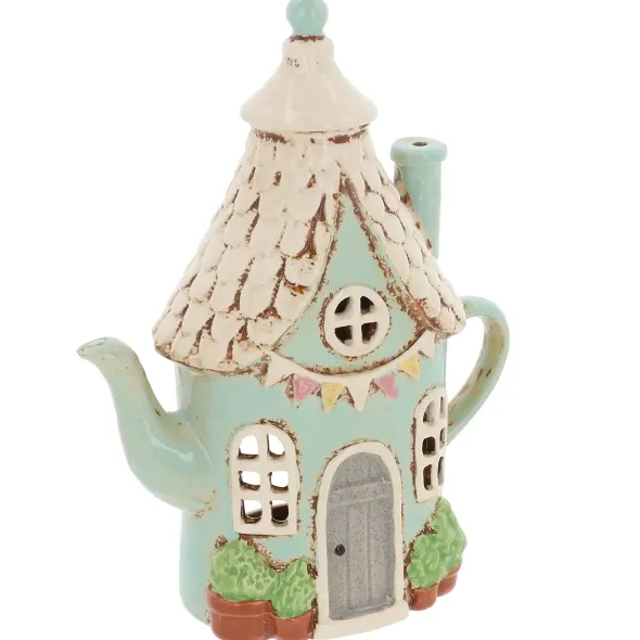 Village Pottery talolyhty Teekannu kotamalli minttu 21 cm