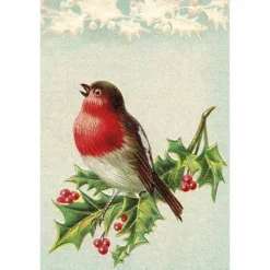 Vintage joulukortti Punarinta