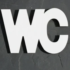 Wc-kirjaimet – useita värejä