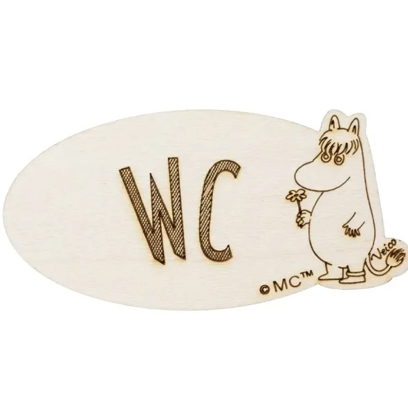 Wc-kyltti Muumit – useita malleja