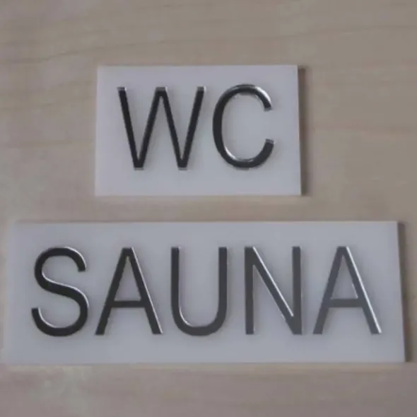 Wc-kyltti suorakaide – useita värejä