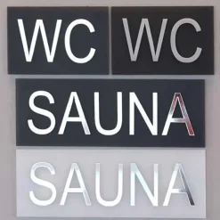 Wc-kyltti suorakaide – useita värejä