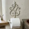 Wc-paperiteline koristeellinen valkoinen