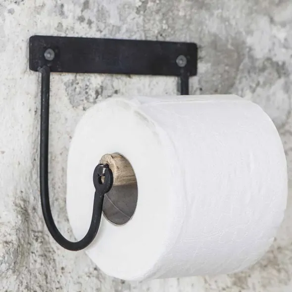 Wc-paperiteline musta 14 cm